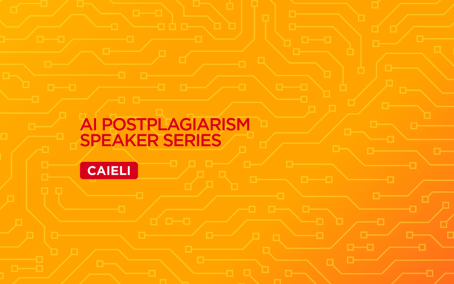 UCalgary AI Centre Announces Postplagiarism Speaker Series