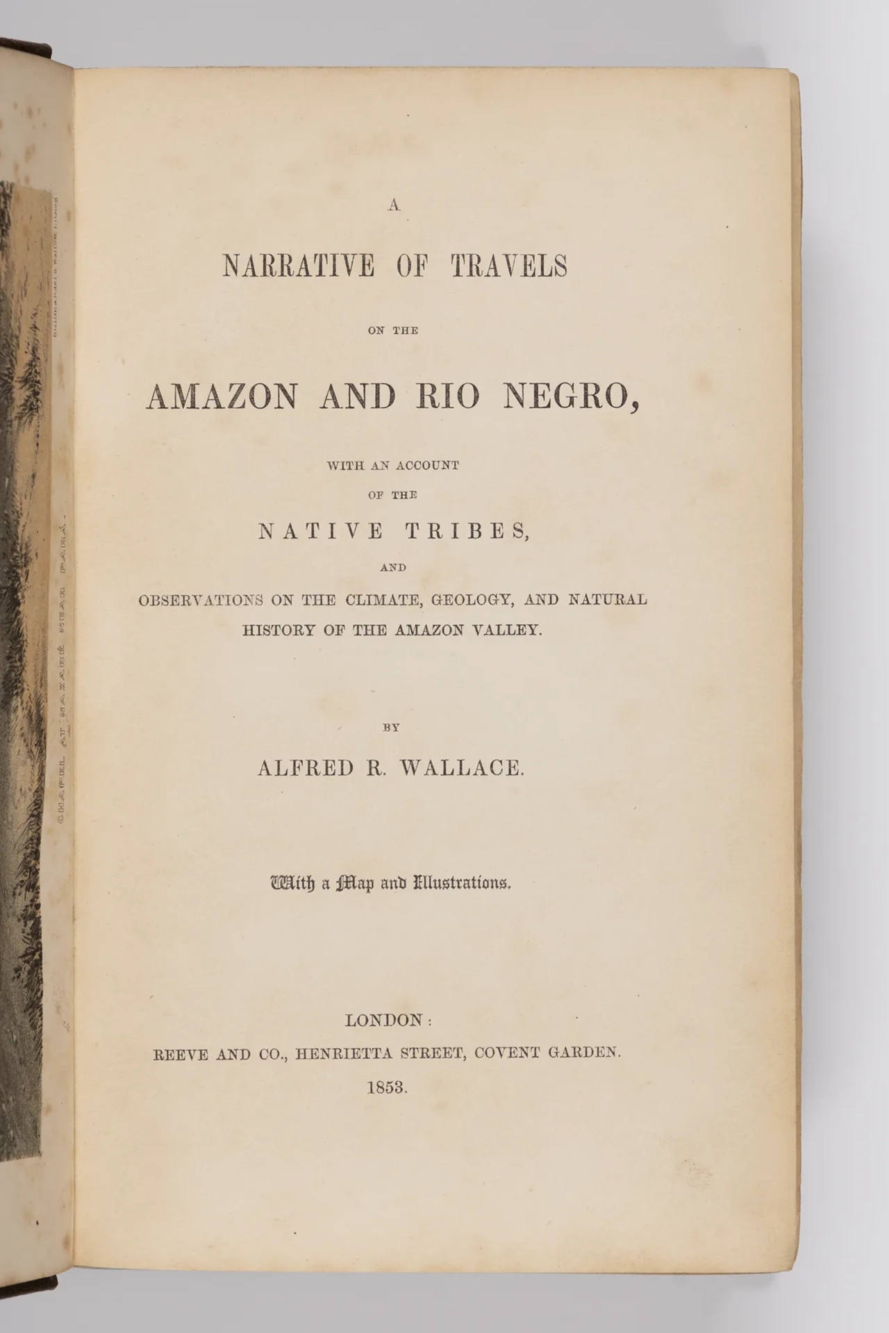 Travels on the Amazon and Rio Negro Quentin Keynes Copy