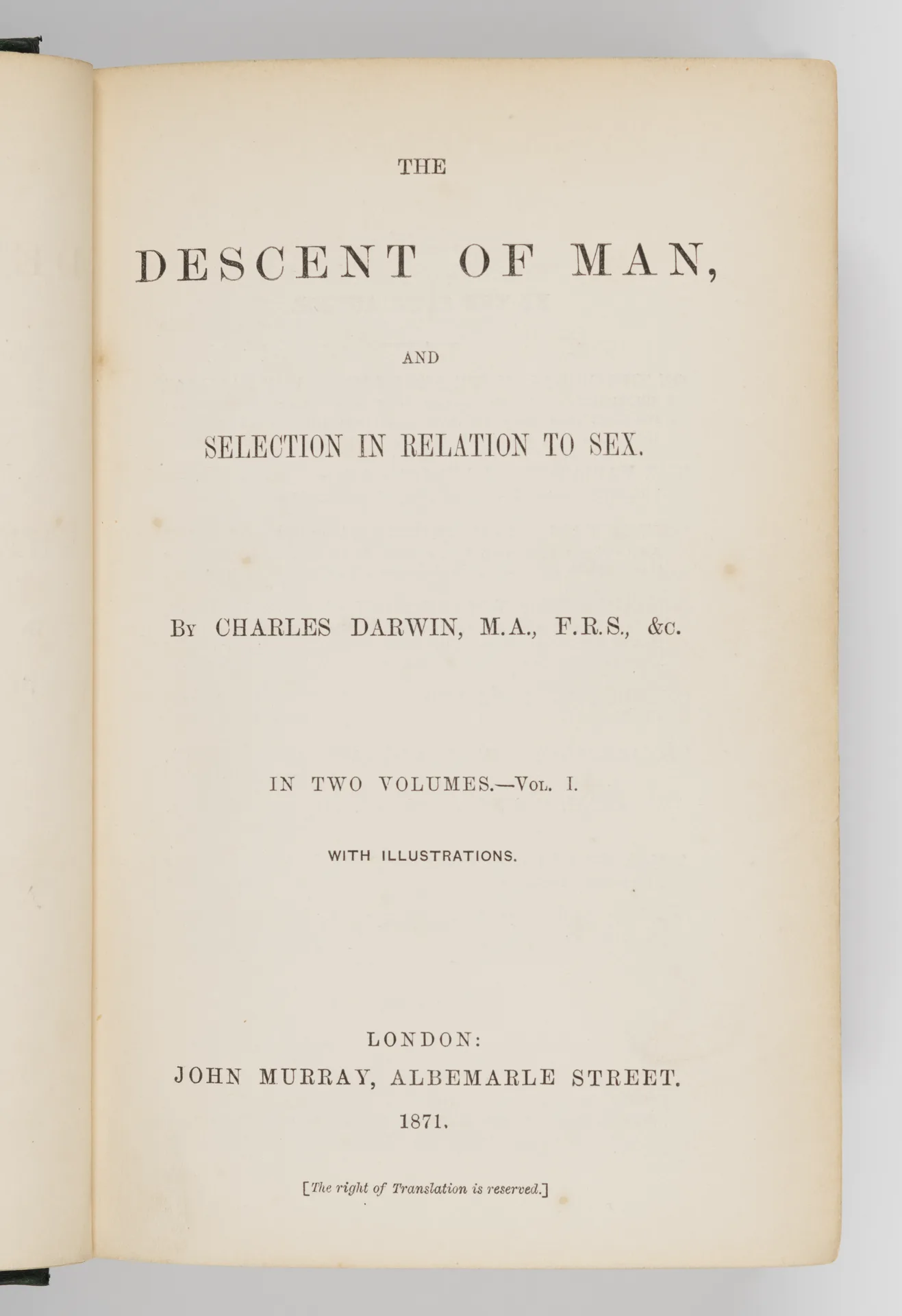Descent of Man 1871